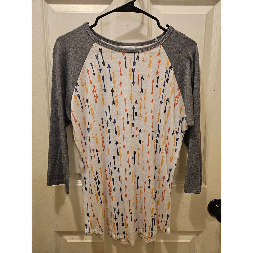 LulaRoe 3/4 Sleeve T-Shirt Size Small Womens